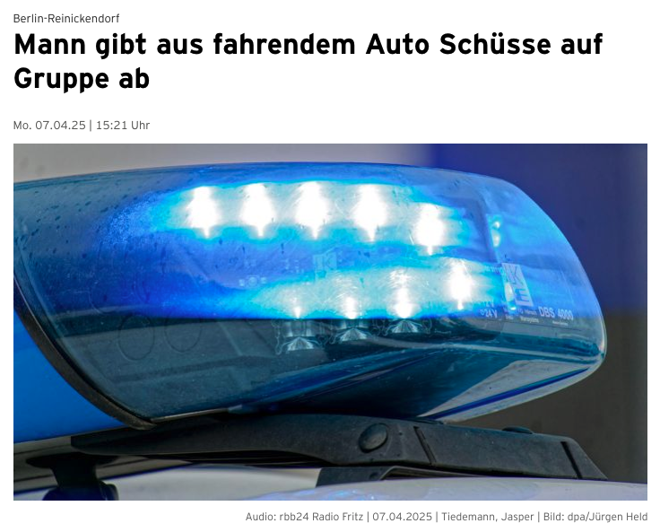 Schießerei Märkisches Viertel