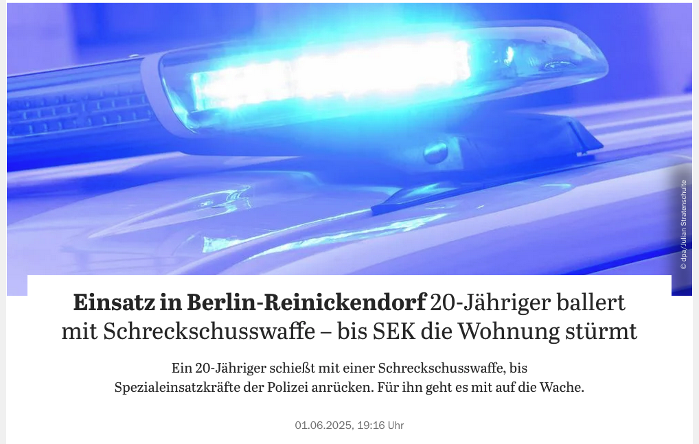 Eichhorster Weg Schüsse Märkisches Viertel